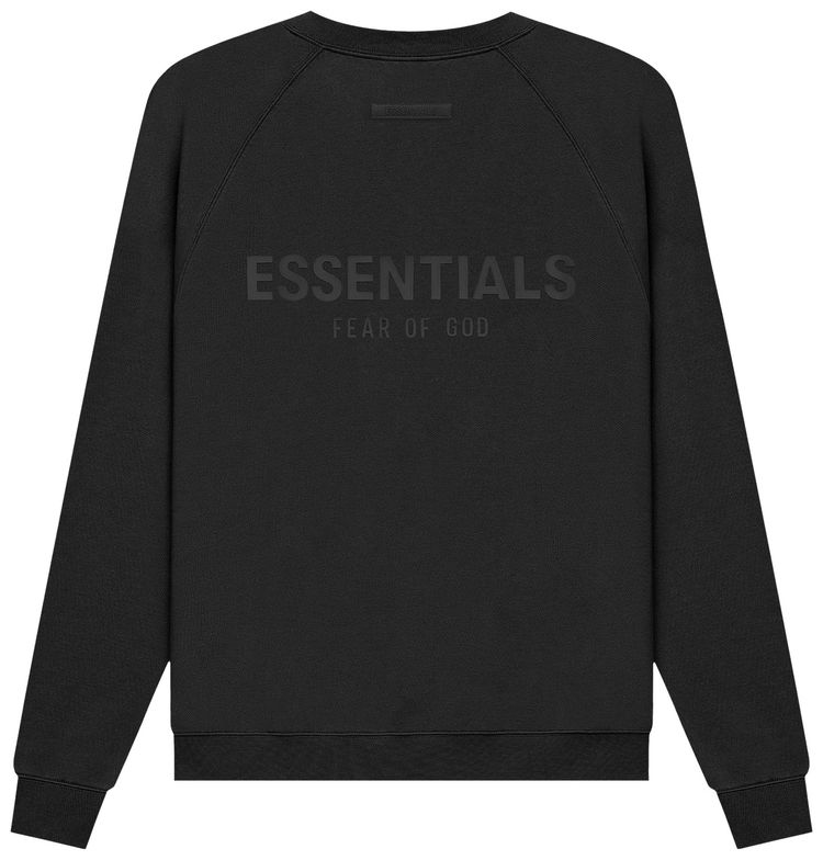 Fear of God Essentials Pull Over Crewneck Black
