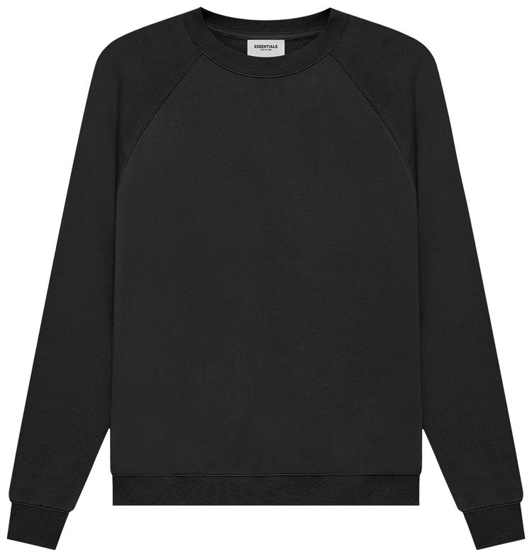 Fear of God Essentials Pull Over Crewneck Black