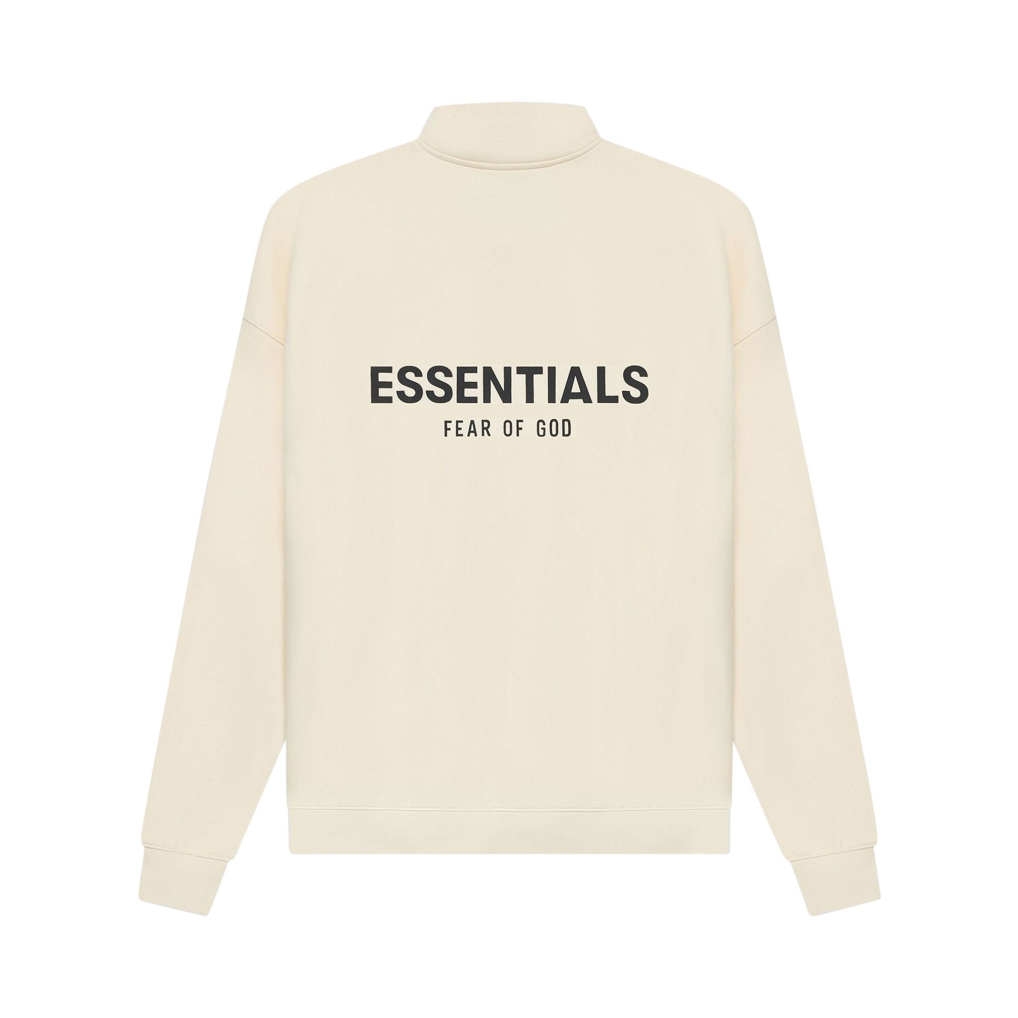 Buy Fear of God Essentials Mockneck Half Zip Buttercream 192SP212041F GOAT UK