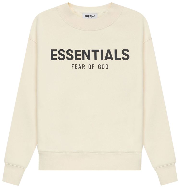 Fear of God Essentials Kids Pull Over Crewneck Buttercream