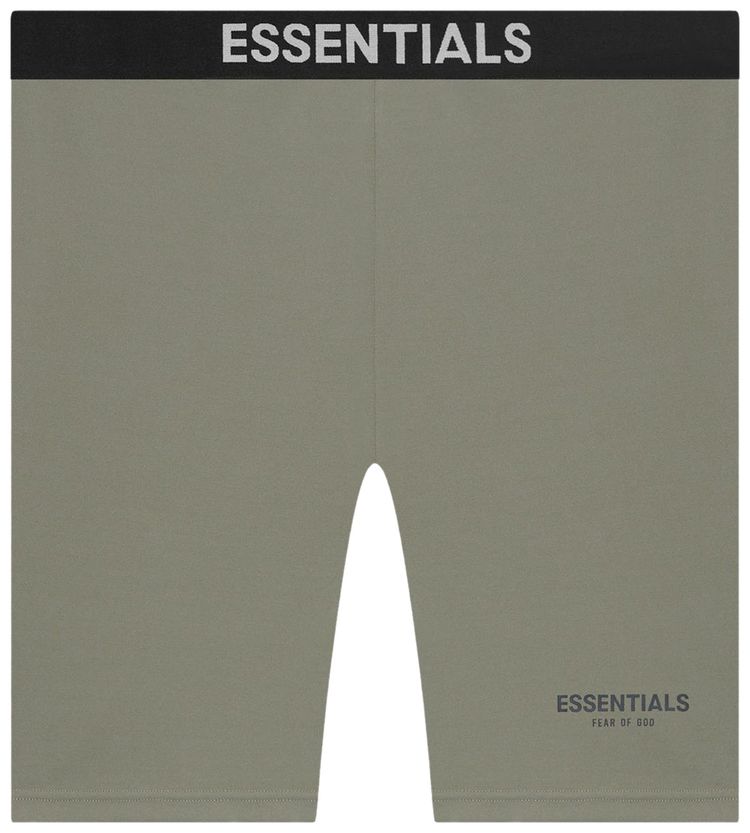 Fear of God Essentials Athletic Biker Short Gray Flannel