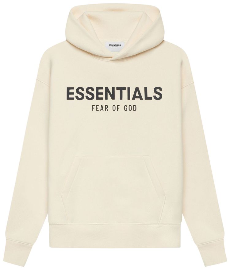 Fear of God Essentials Kids Pull Over Hoodie Buttercream