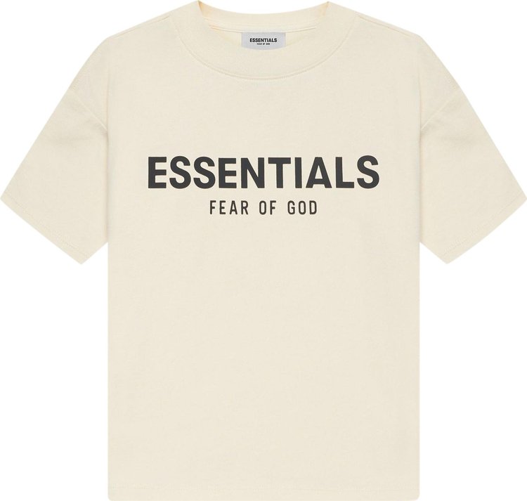 Fear of God Essentials Kids Short Sleeve Tee Buttercream