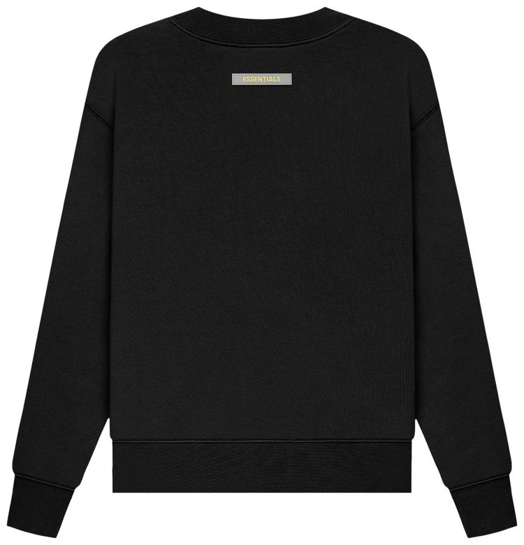 Fear of God Essentials Kids Pull Over Crewneck Black
