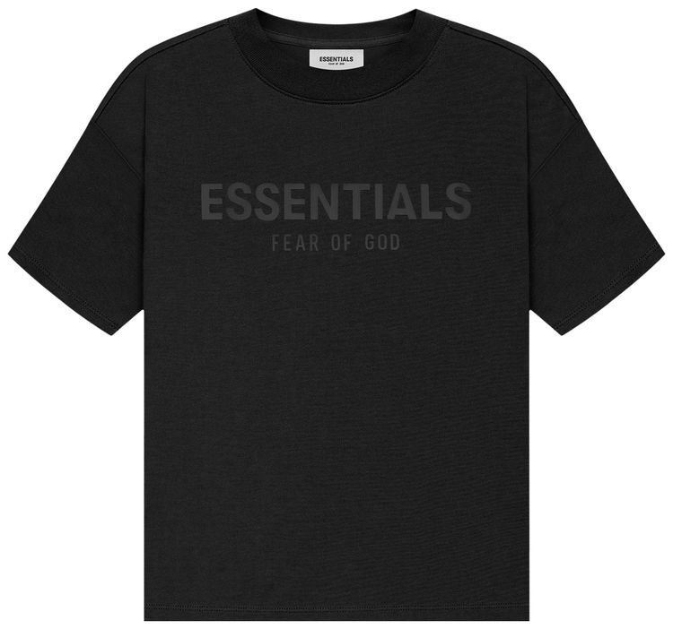 Fear of God Essentials Kids Short Sleeve Tee Black