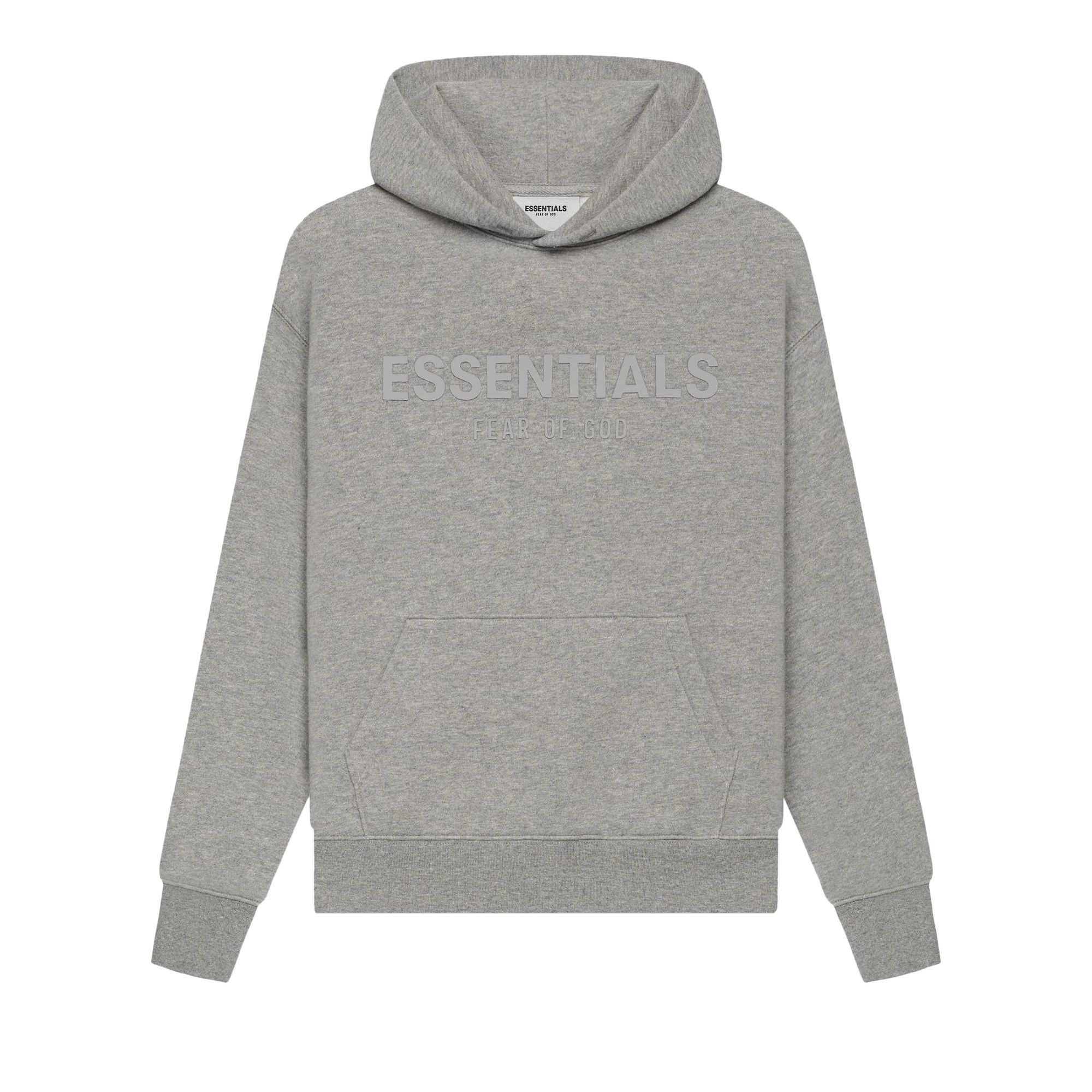Buy Fear of God Essentials Kids Pull Over Hoodie Dark Heather Oatmeal 192SP212103K GOAT UK