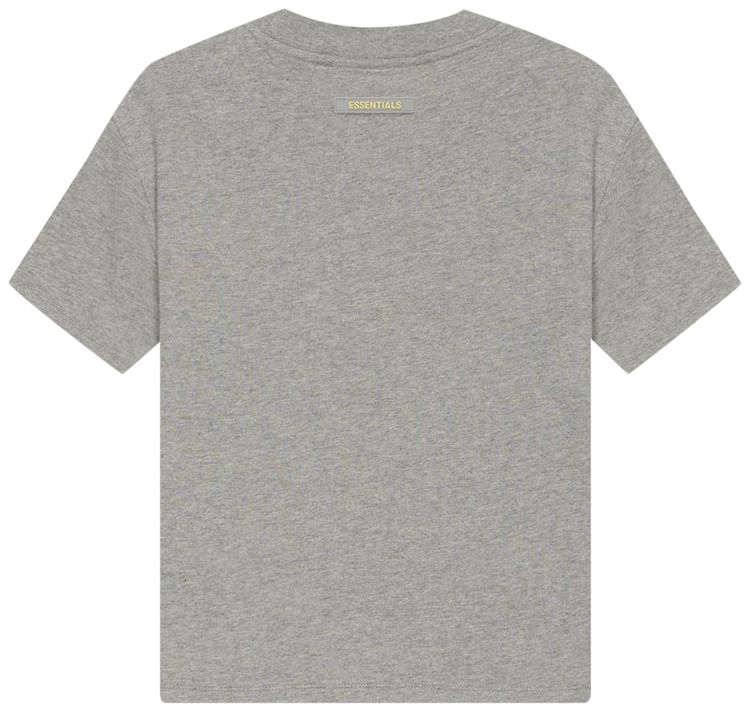 Fear of God Essentials Kids Short Sleeve Tee Dark Heather Oatmeal