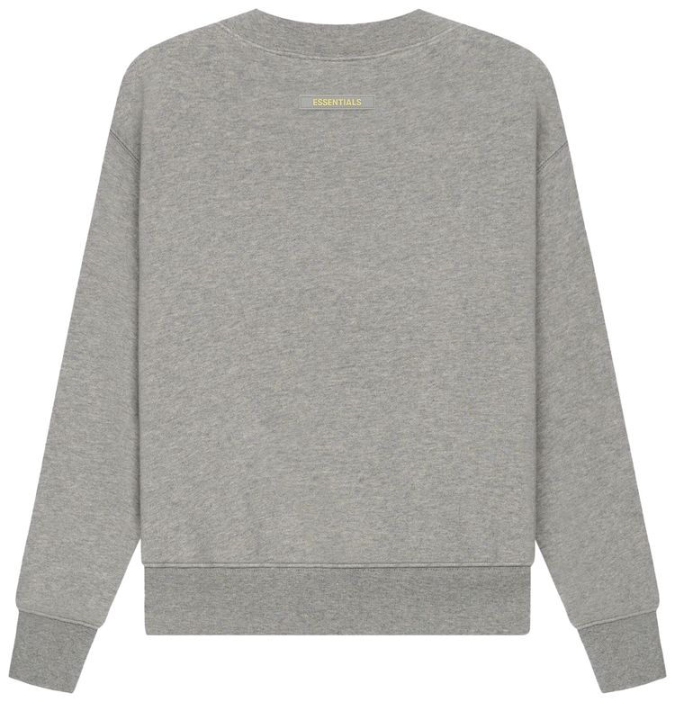 Fear of God Essentials Kids Pull Over Crewneck Dark Heather Oatmeal