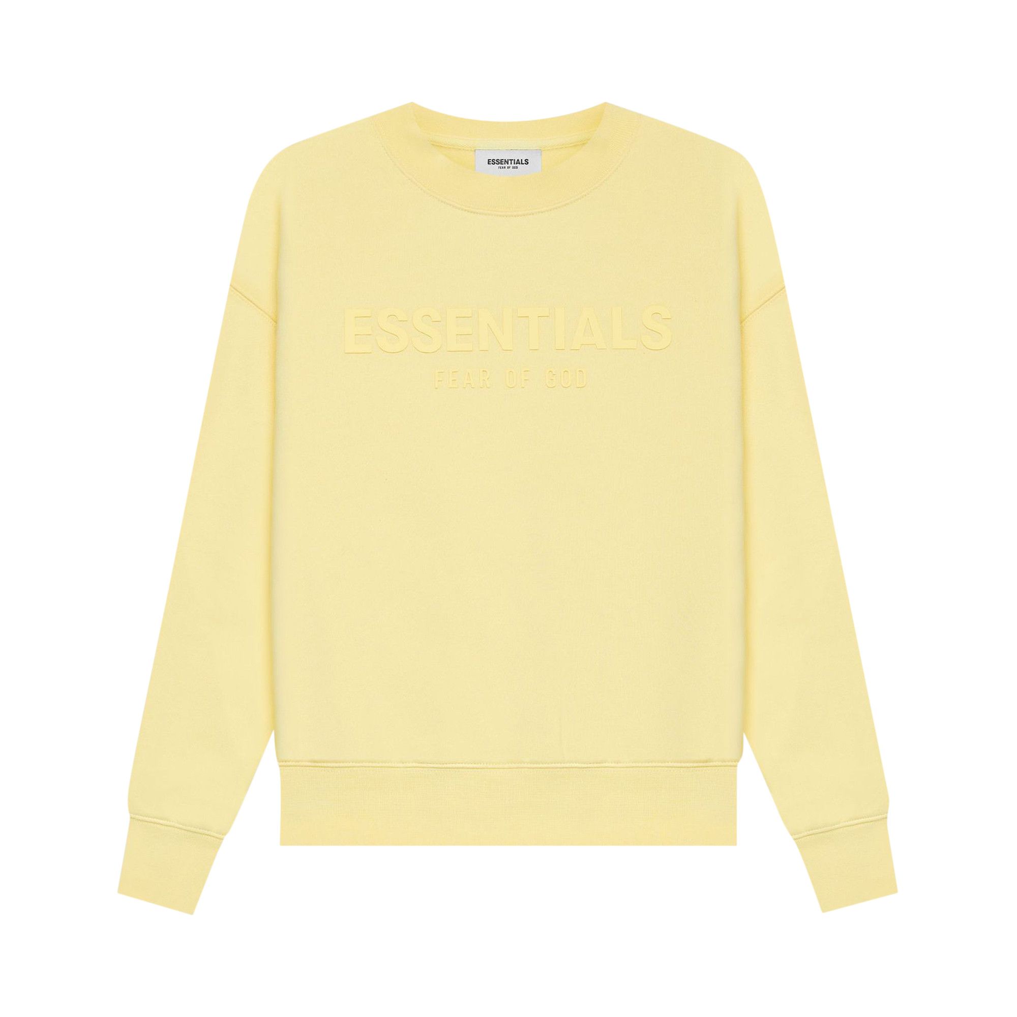 Buy Fear of God Essentials Kids Pull Over Crewneck Lemonade 192SP212115K GOAT UK
