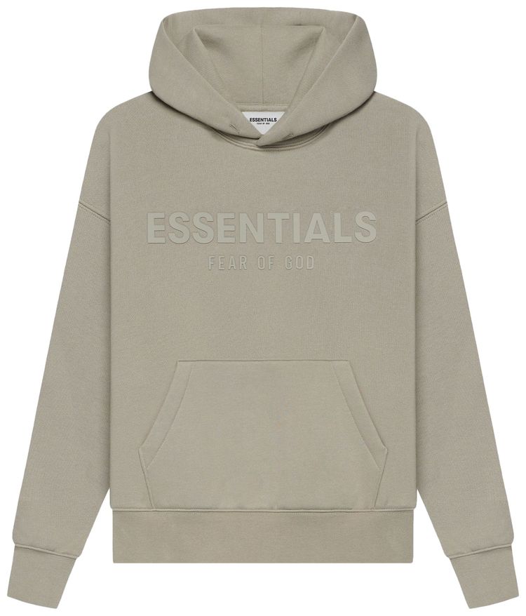 Fear of God Essentials Kids Pull Over Hoodie Moss