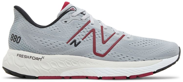 New Balance Fresh Foam X 880v13 Aluminum Grey Crimson