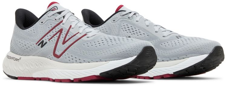 New Balance Fresh Foam X 880v13 Aluminum Grey Crimson
