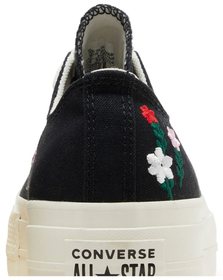 Converse Wmns Chuck Taylor All Star Lift Platform Low Floral Embroidery