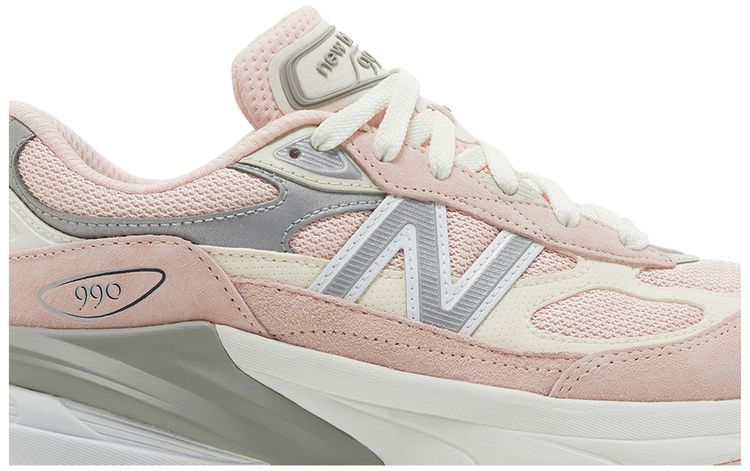 New Balance 990v6 Big Kid Wide Pink Haze