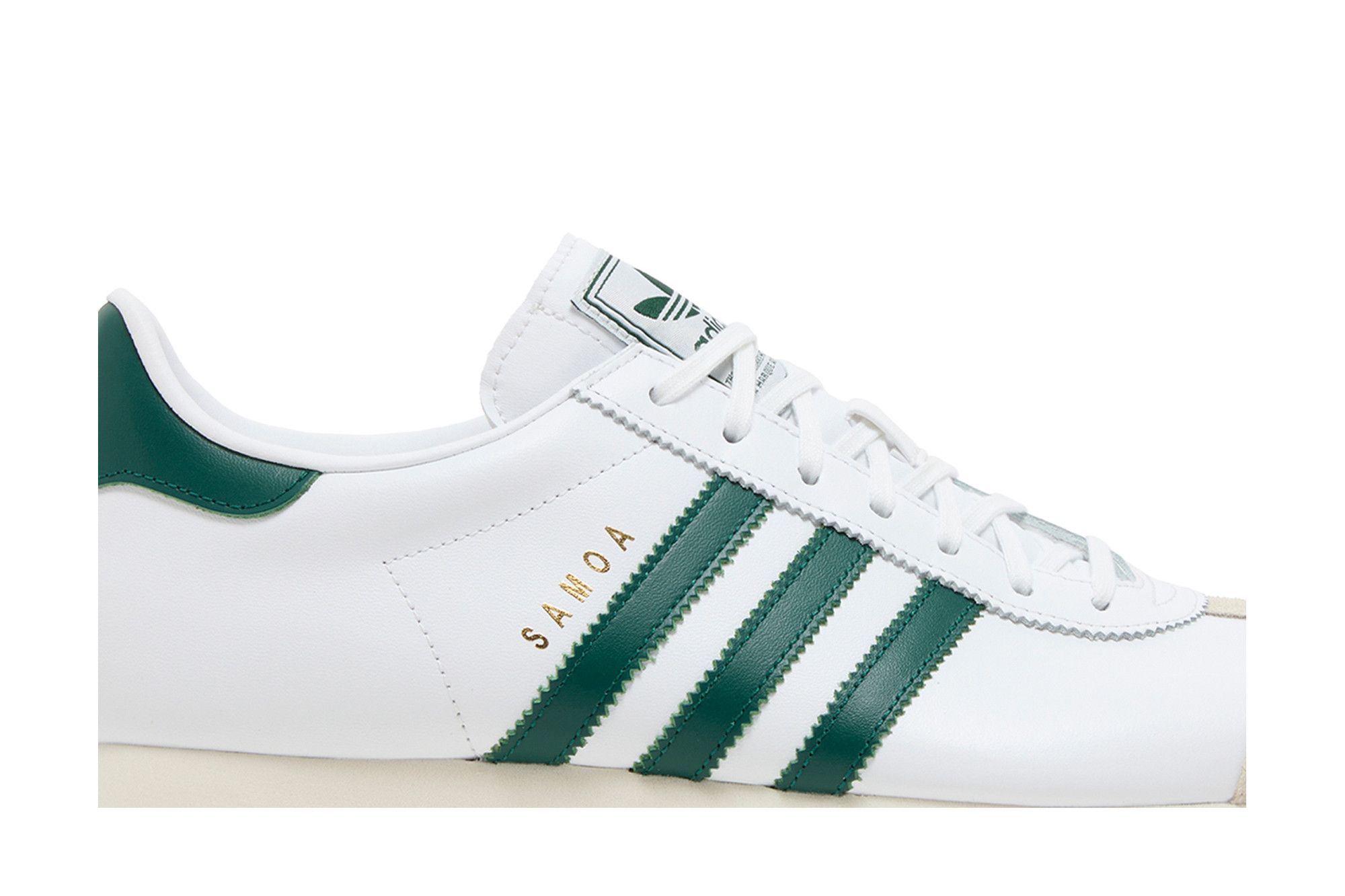 Adidas samoa green and white shop