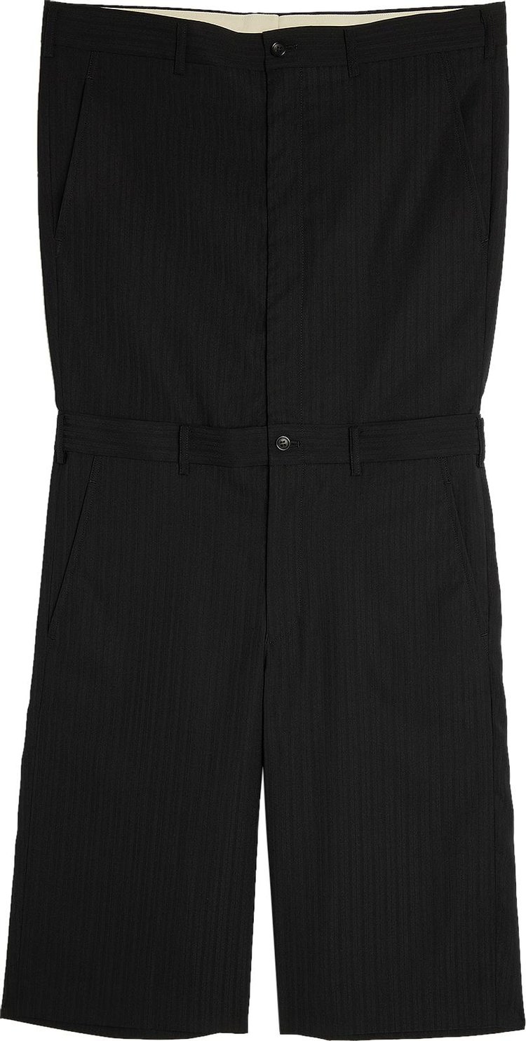 Comme des Garcons Homme Plus Alternate Stripe Pant Black