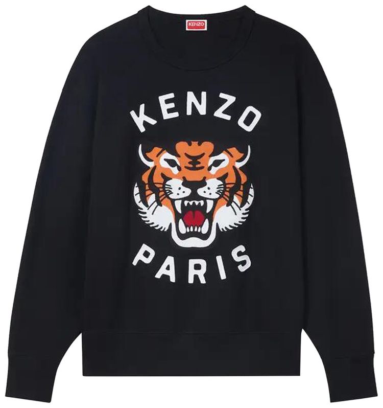 Kenzo Lucky Tiger Oversize Sweat Black