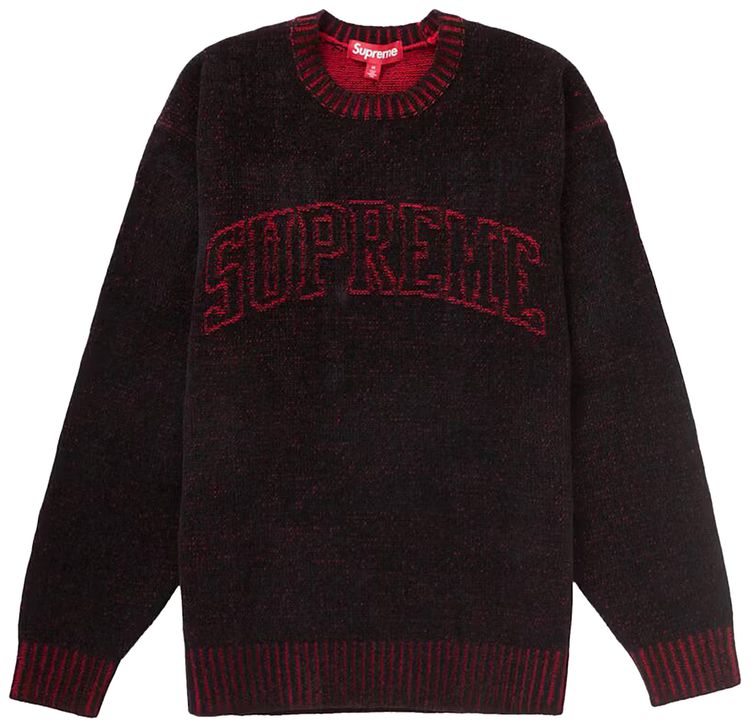 Supreme Contrast Arc Sweater Black