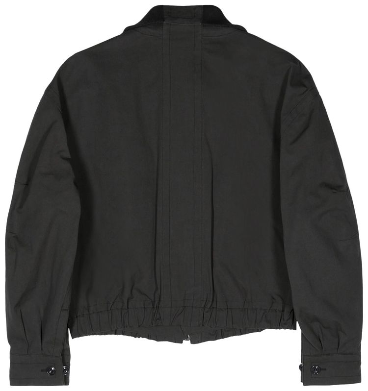 Lemaire Double Layer Blouson AnthraciteBrown