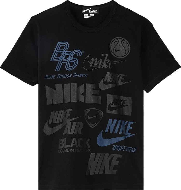 Comme des Garçons x Nike Fitted Logo T-Shirt 'Black'