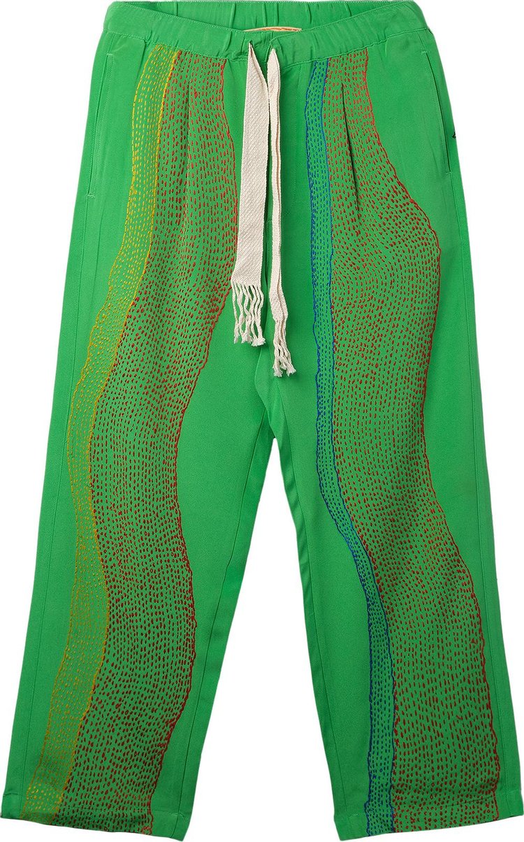 Glass Cypress Curves Trouser Green