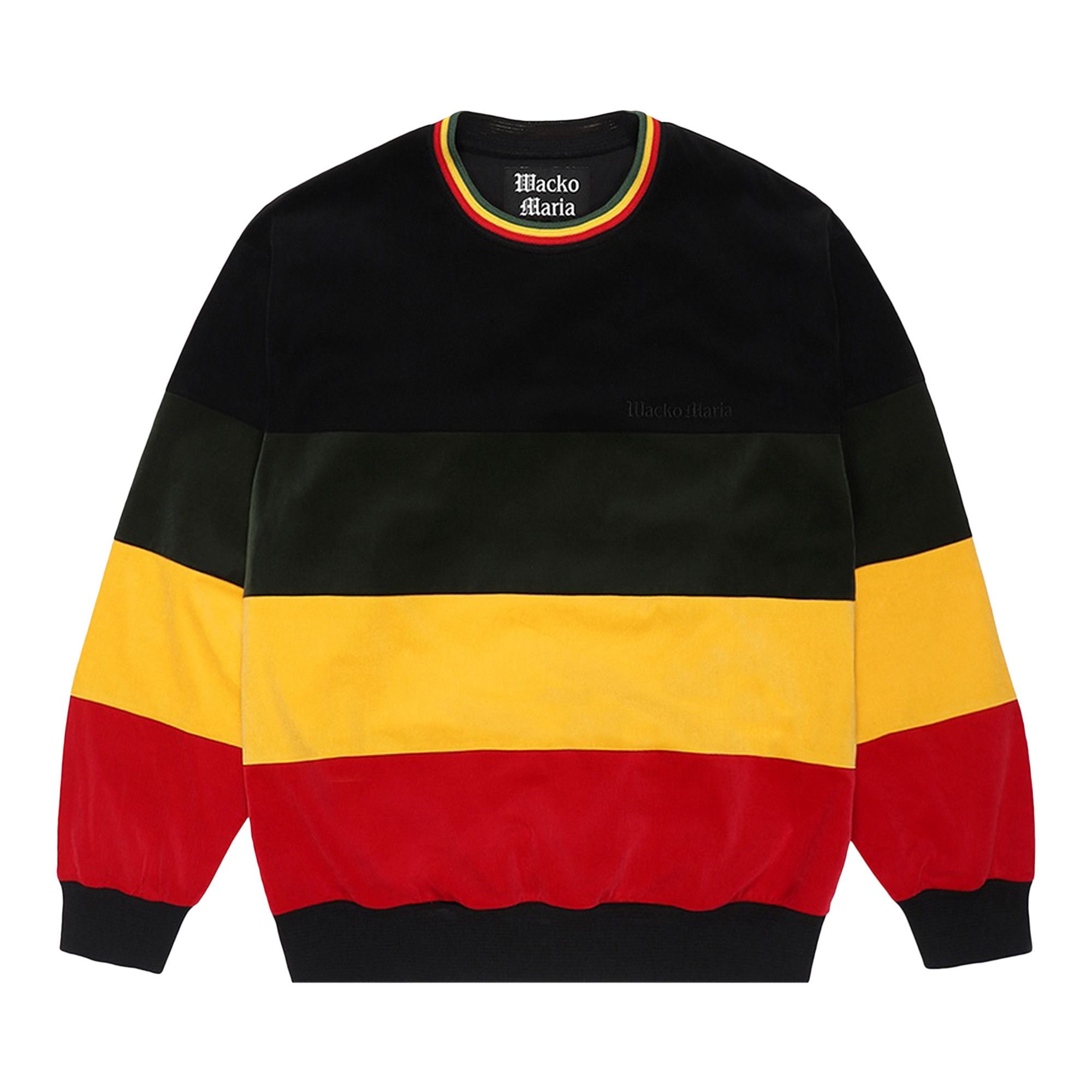Size l Wacko Maria Velveteen Pullover Jacket 'Black'