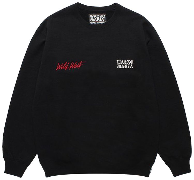 Wacko Maria Heavy Weight Crewneck Sweatshirt Type 5 Black