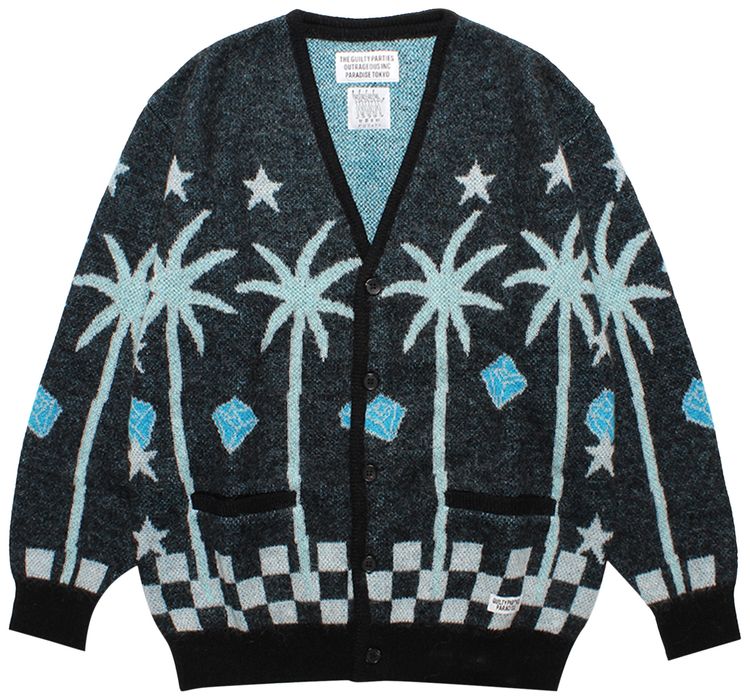 Wacko Maria Mohair Cardigan Type 3 Black