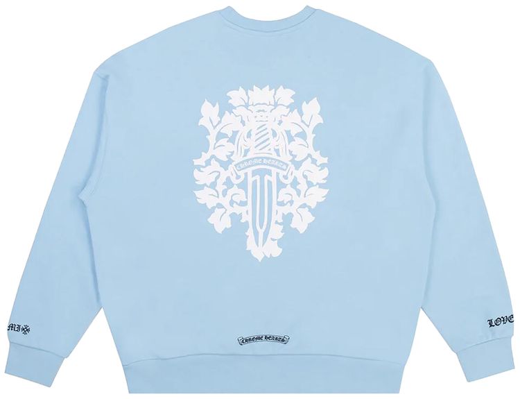 Chrome Hearts Miami Exclusive Dagger Crewneck Blue