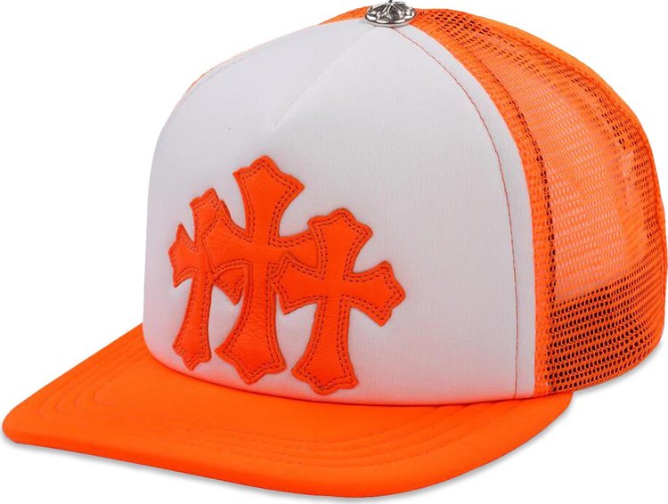 Chrome Hearts Cemetery Trucker Hat Orange