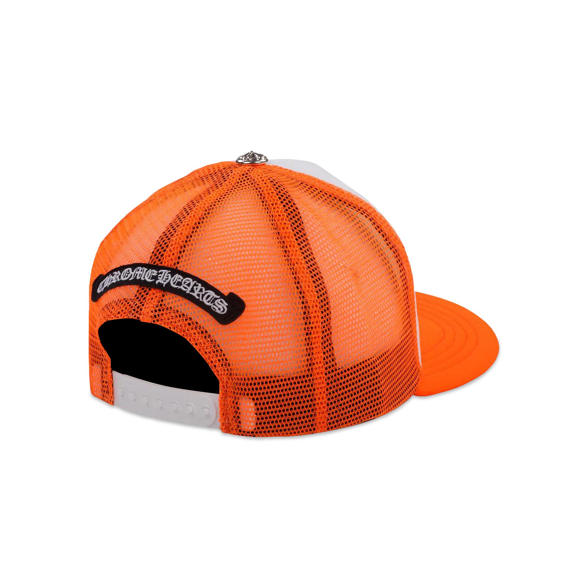 Buy Chrome Hearts Cemetery Trucker Hat 'Orange' - 1383