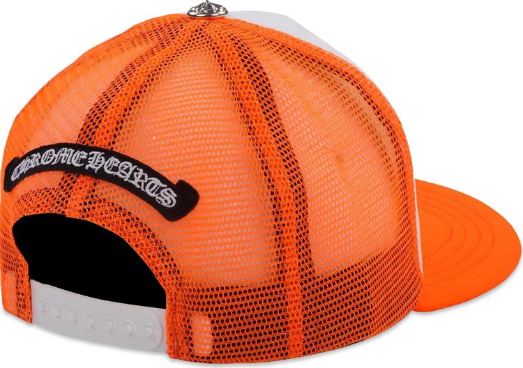 Chrome Hearts Cemetery Trucker Hat Orange