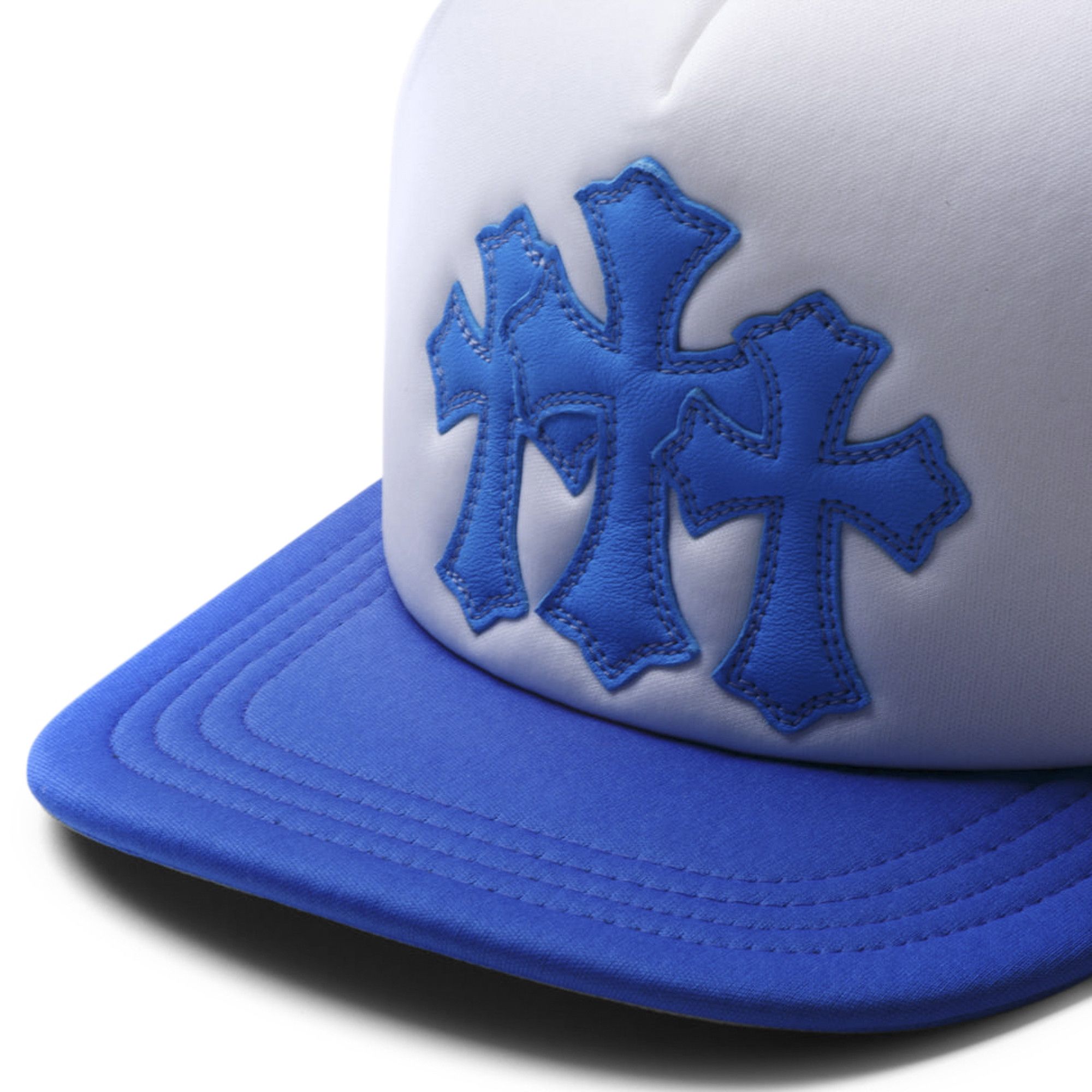 Buy Chrome Hearts Cemetery Trucker Hat 'Blue' - 1383