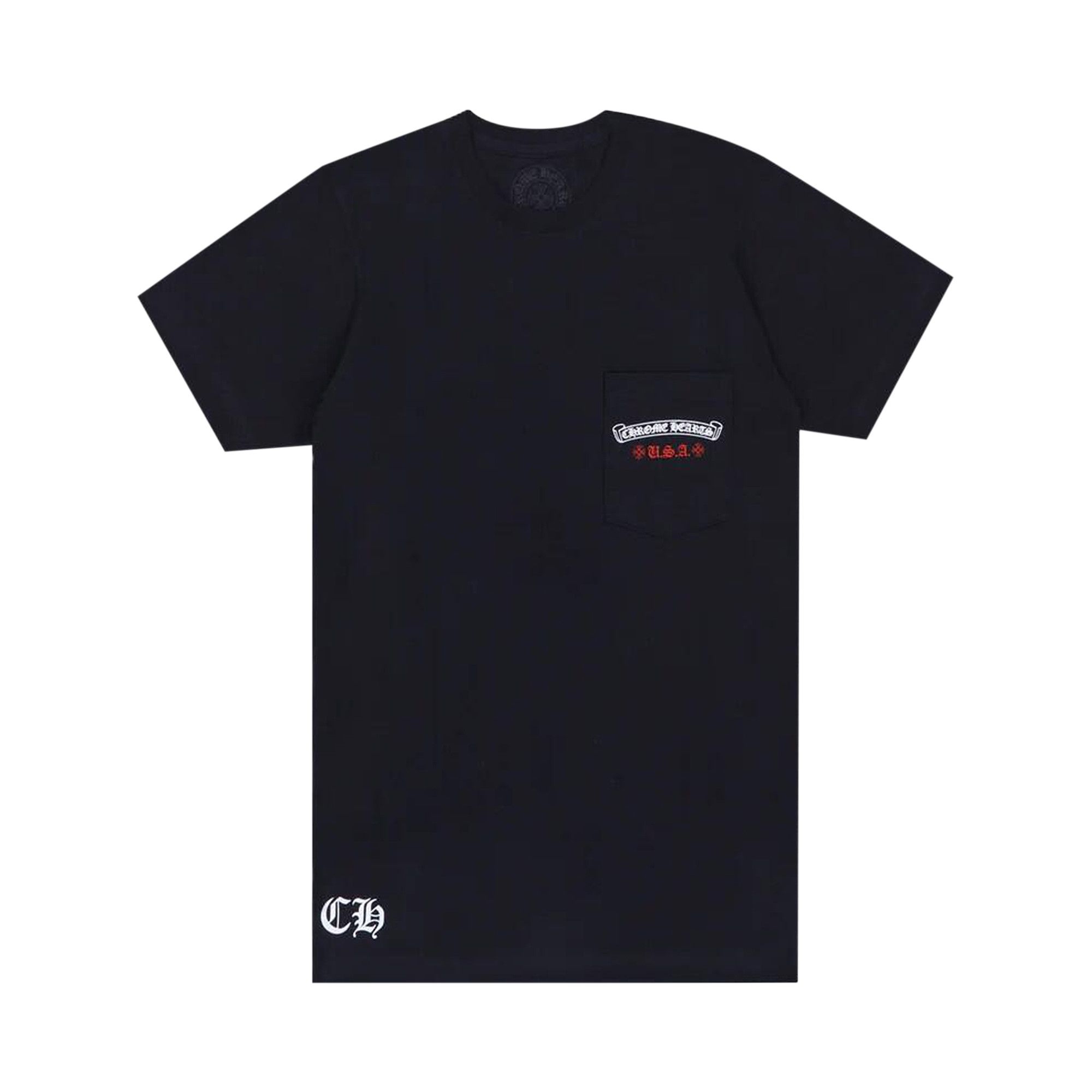Buy Chrome Hearts USA Flag Tee 'Black' - 1383 1SS230103UFT BLAC | GOAT