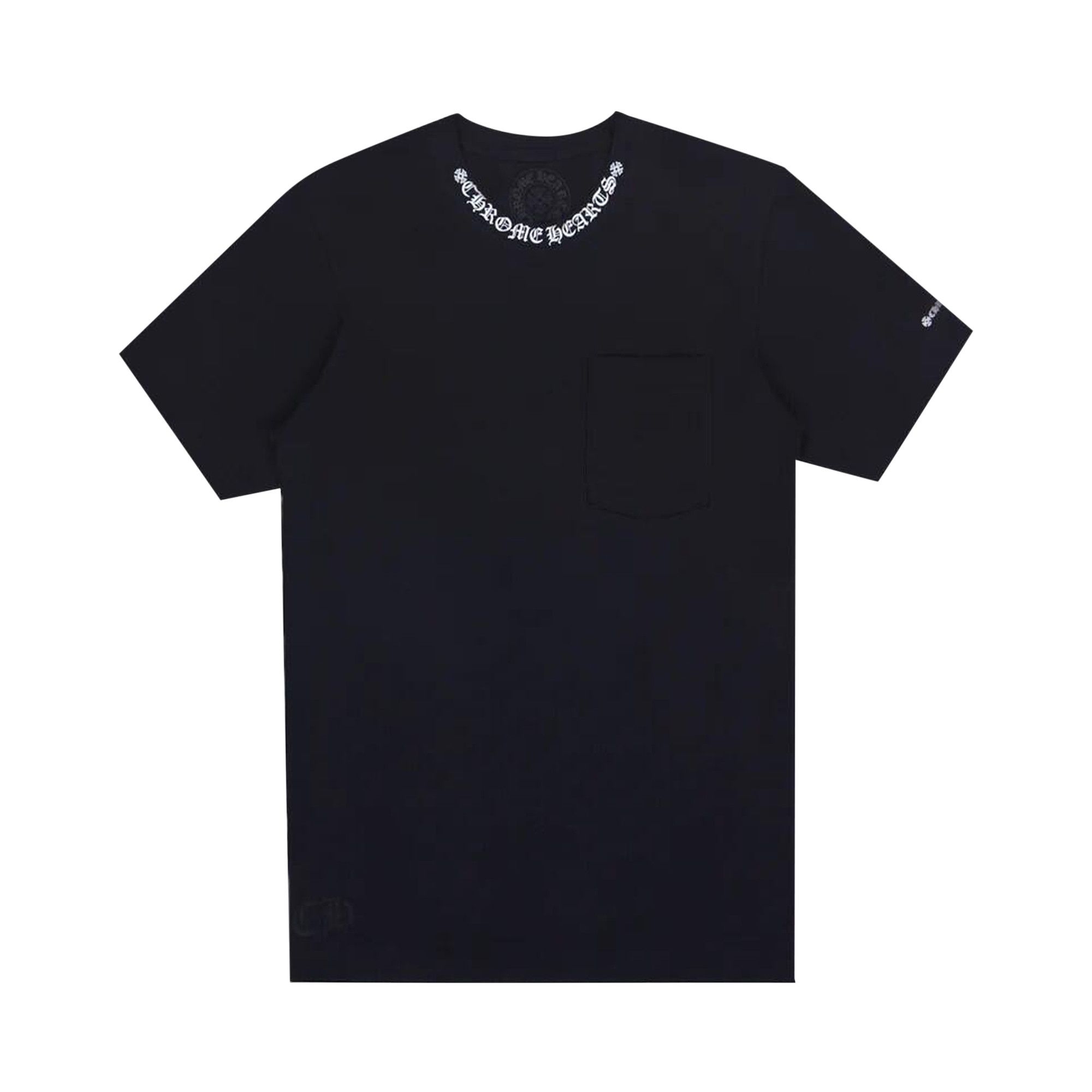 Chrome Hearts Neck Logo T-Shirt Black Men's - US