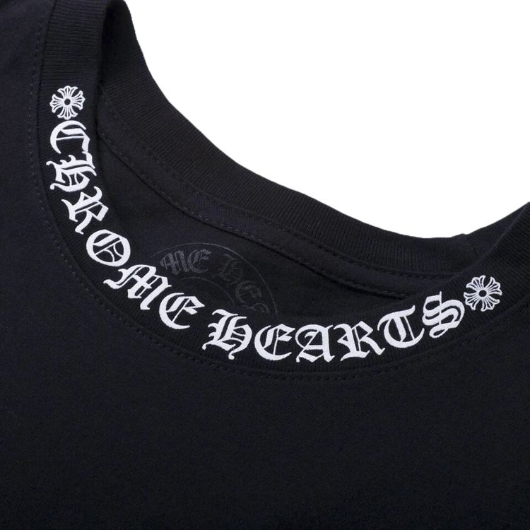 Chrome Hearts Neck Logo Tee Black