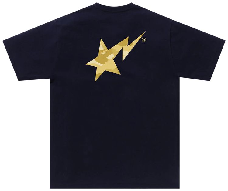BAPE Color Camo Bape Sta Logo Tee Navy