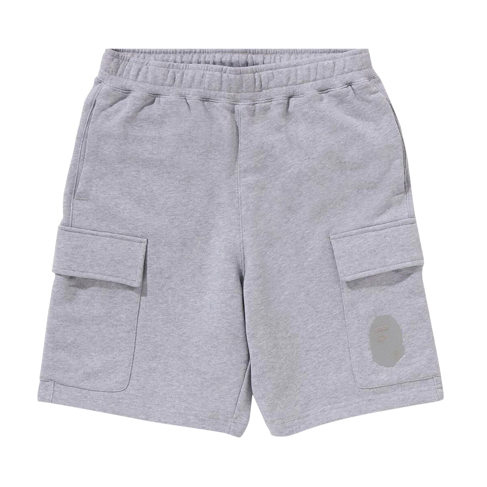 Bape shorts grey online