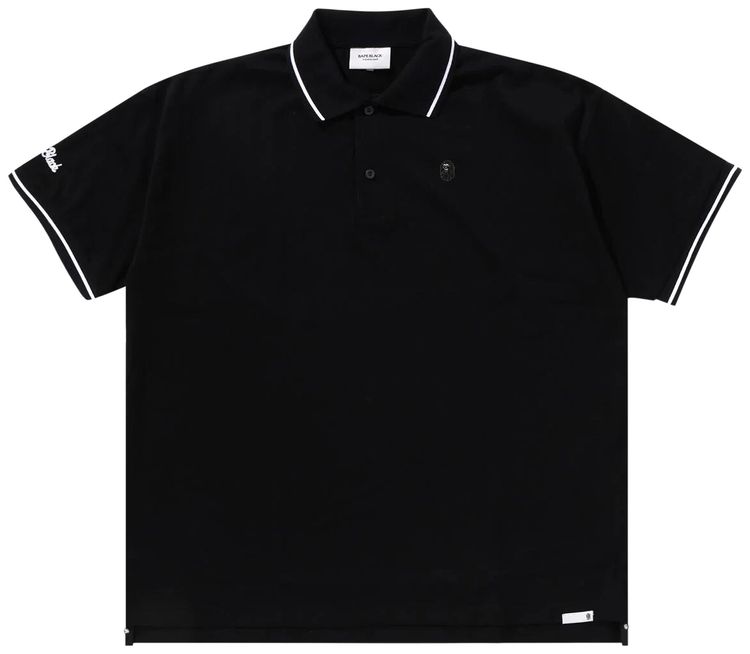 BAPE One Point Logo Polo Black