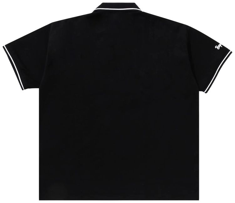 BAPE One Point Logo Polo Black