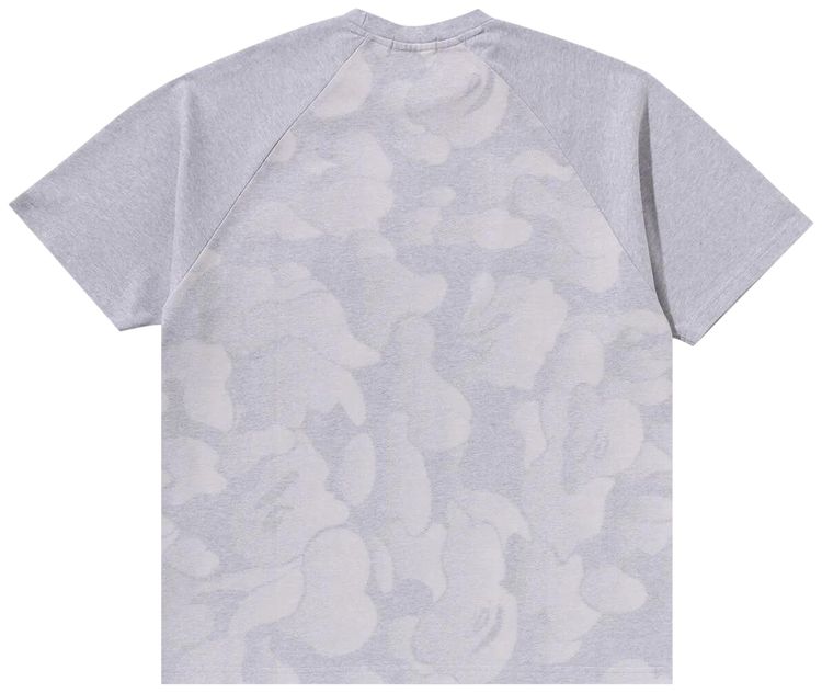 BAPE Bathing Ape Raglan Sleeve Relaxed Fit Tee Grey