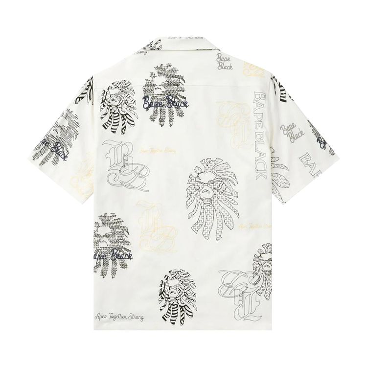 BAPE Black Bape Graphic Stitch Shirt White