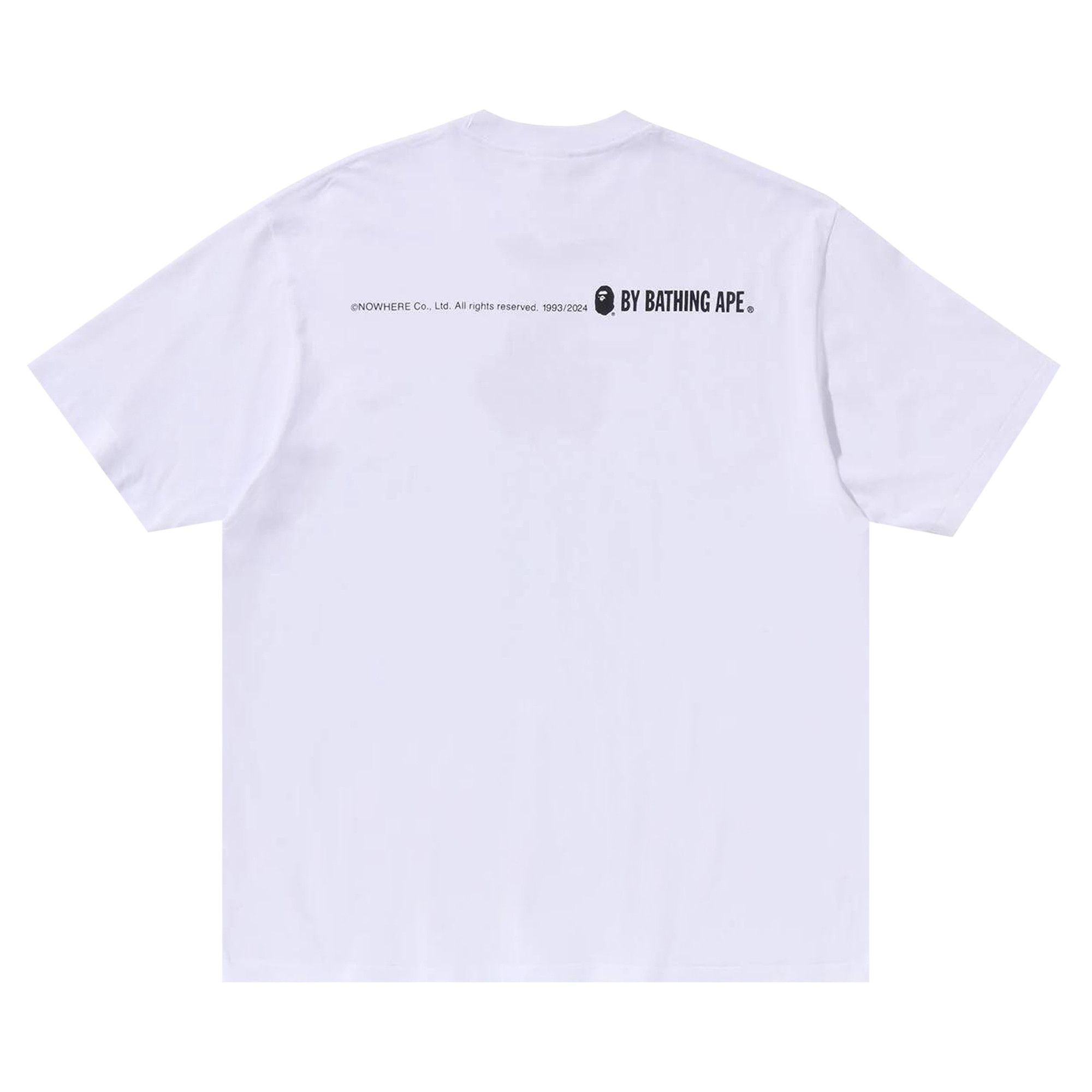 Buy BAPE Graffiti Bape Logo Relaxed Fit Tee 'White' - 1K30