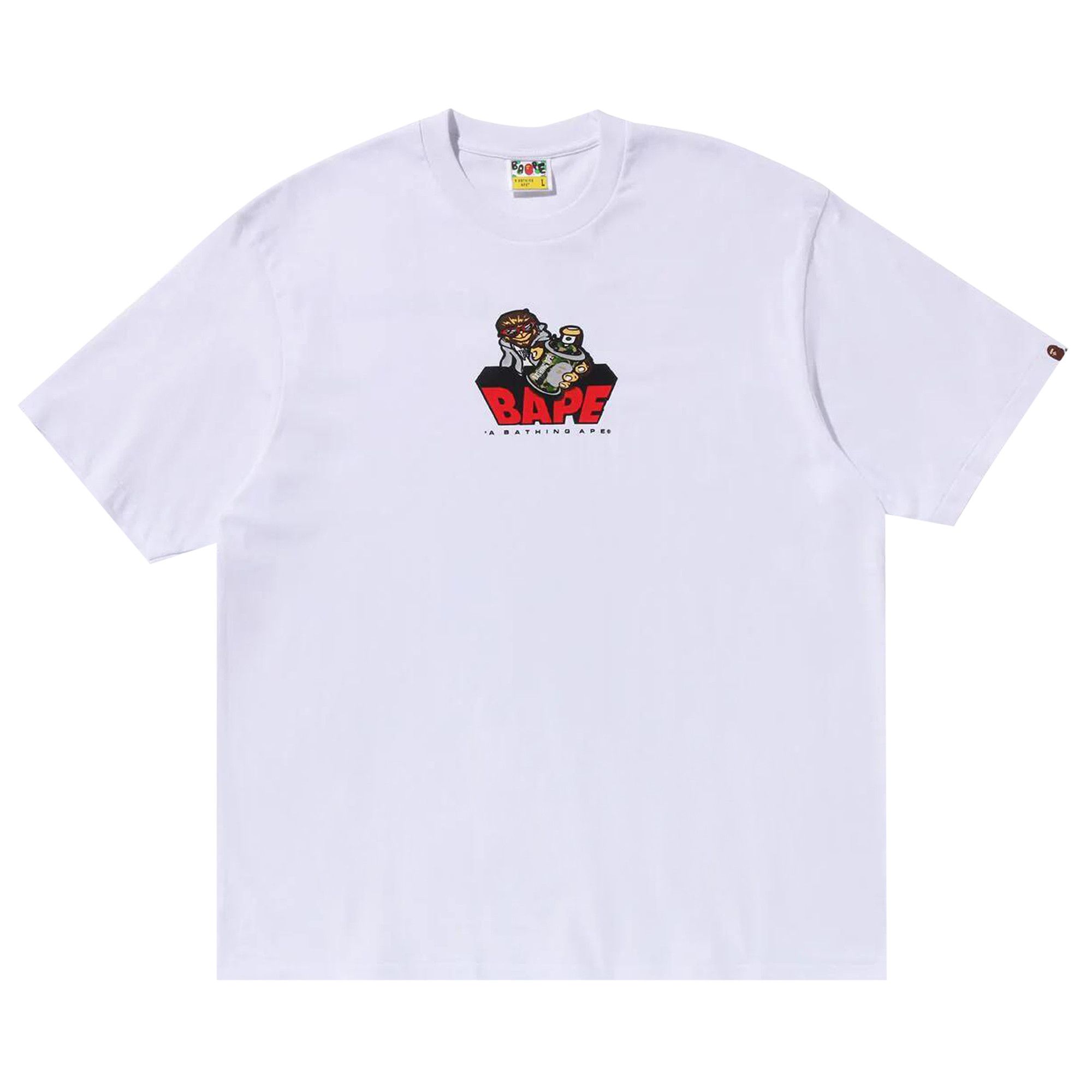 NEW【A BATHING APE】GRAFFITI LOGO RELAXED FIT TEE A BATHING APE® Graffiti Logo Relaxed Fit Tee | Bape official