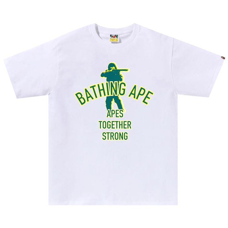 BAPE Soldier ATS Tee White
