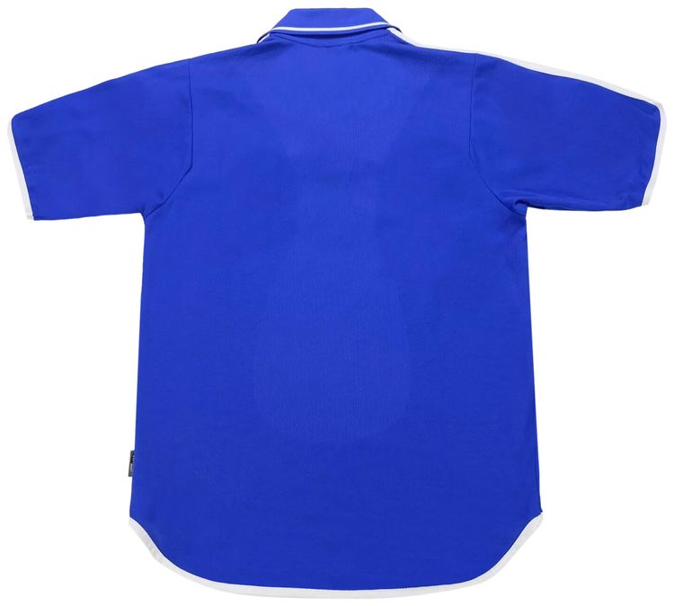 Vintage adidas France FFF Home Soccer Jersey Blue