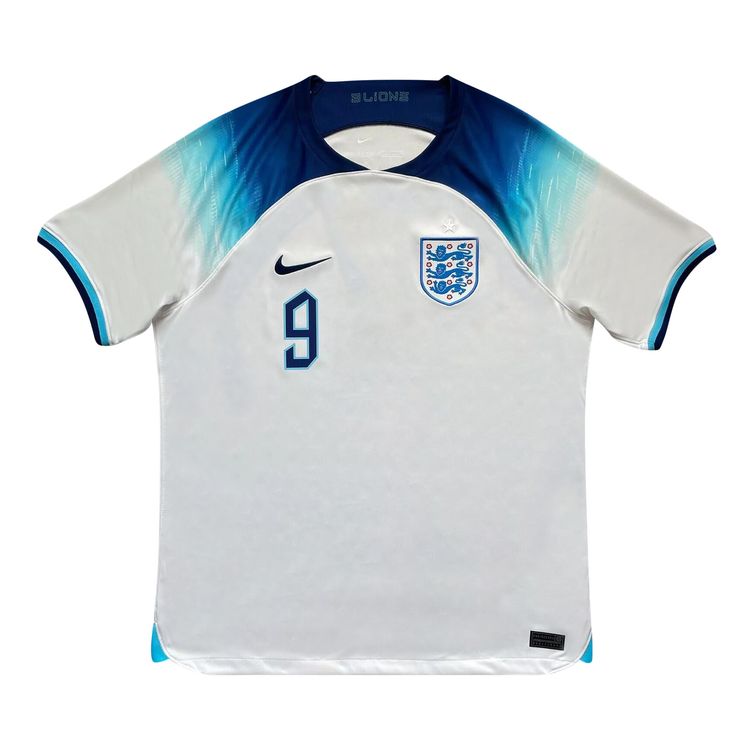 Nike England Player Issue Home Jersey 9 Kane White