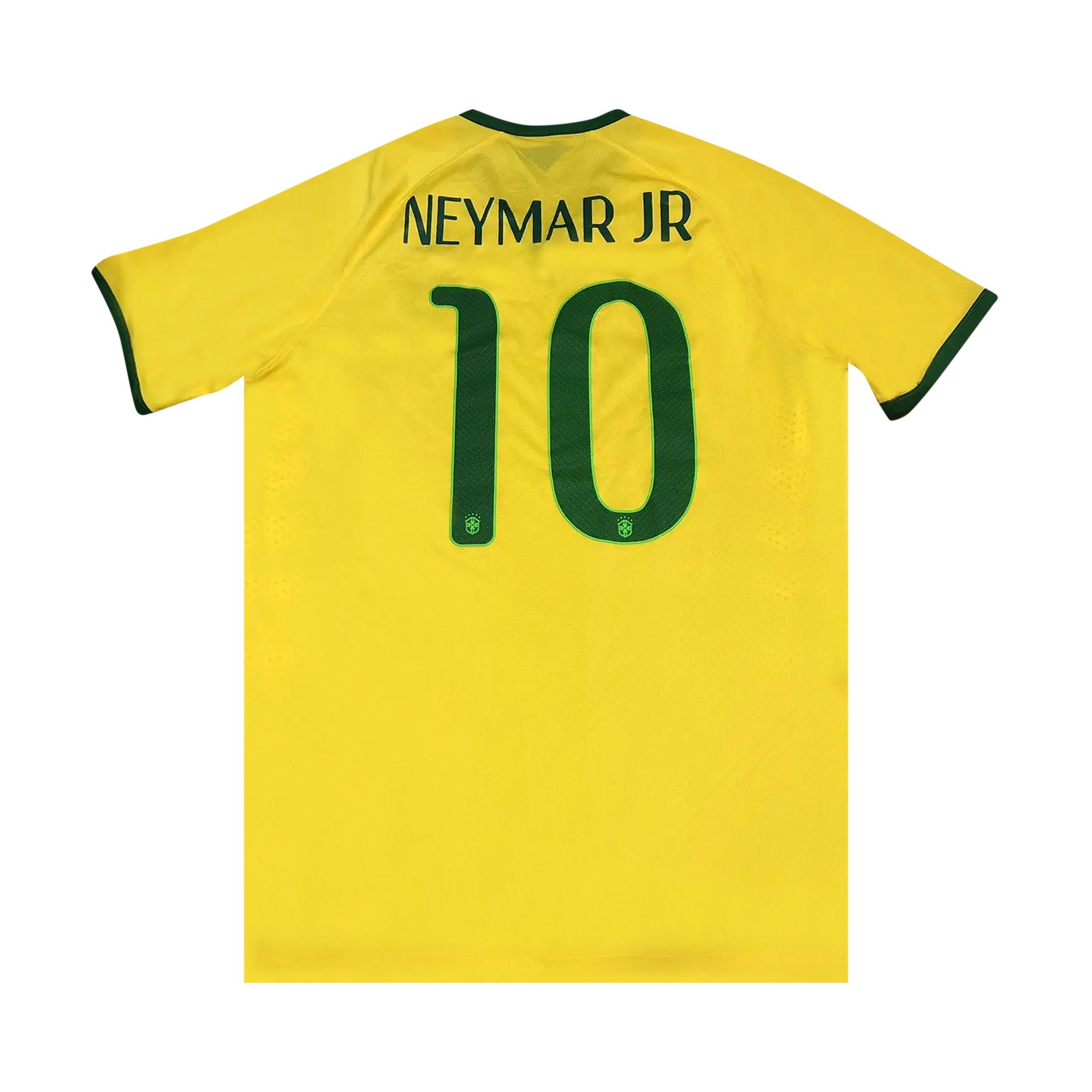 Buy Vintage Nike Brazil Player Issue Home Jersey #10 Neymar
