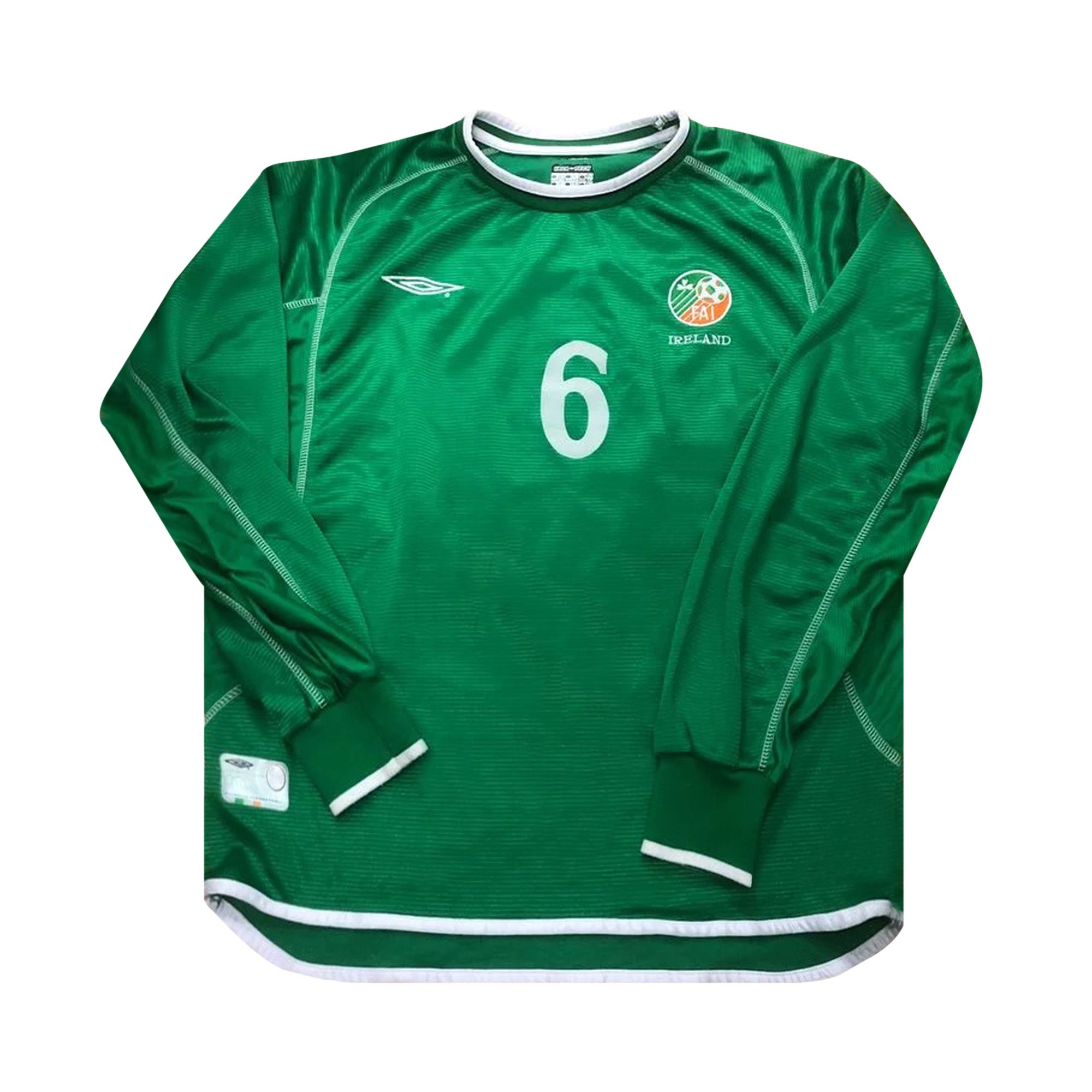Buy Vintage Umbro Ireland Player Issue Long-Sleeve Home