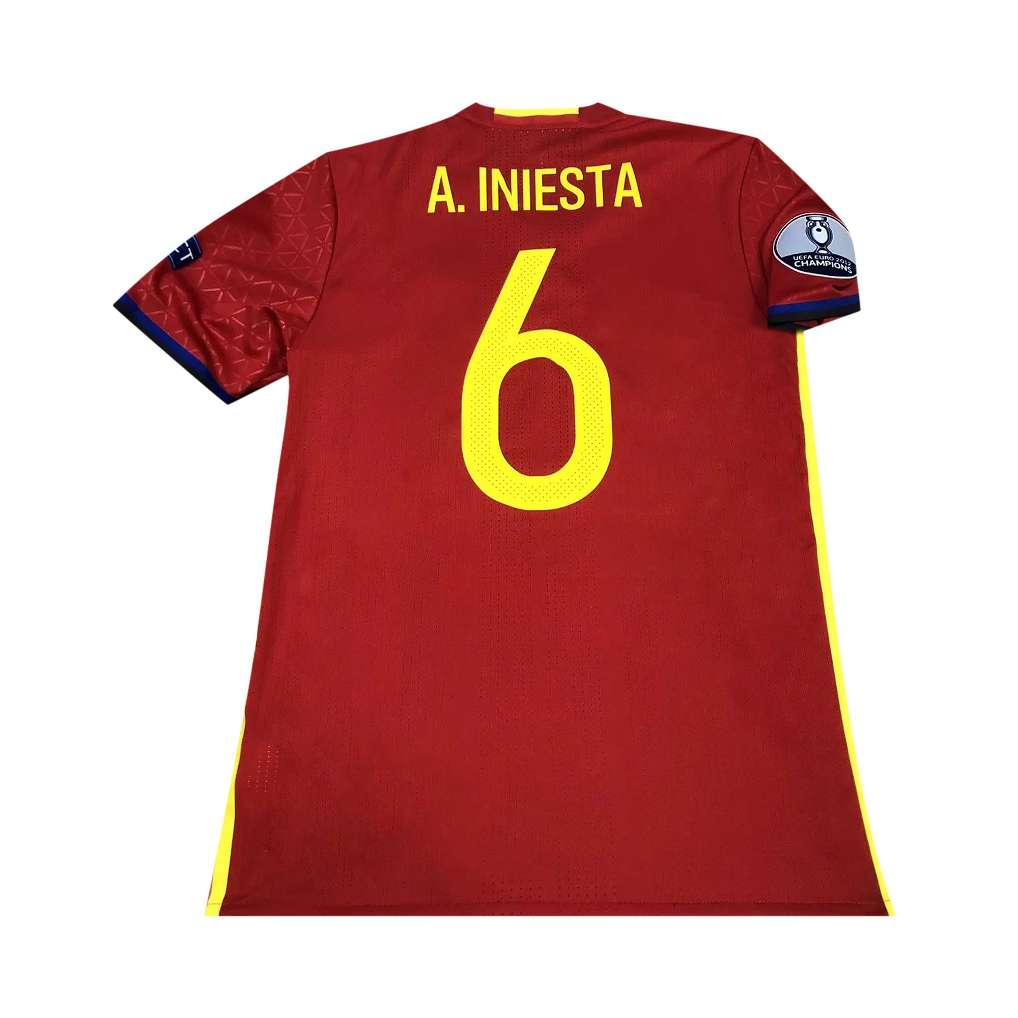 Buy adidas Spain UEFA Euro Player Issue Home Jersey #6